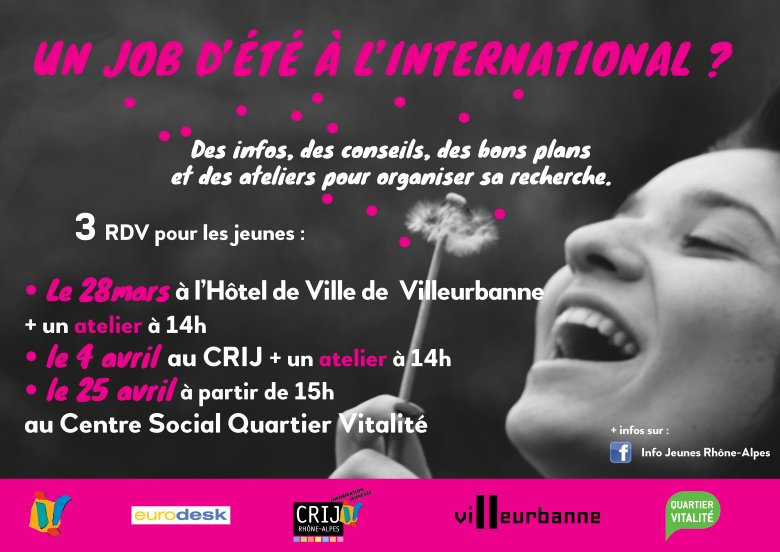 Journée Jobs d’été à l’international, Lyon Info Jeunes Lyon